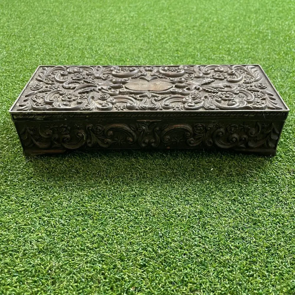 Vintage 1992 Godinger Silver Plated Jewelry Box